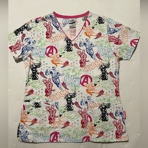 XS Marvel Scrub Top
